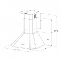 Вытяжка Korting KHC 9839 RGN