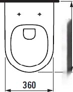 Унитаз Laufen Pack Pro Rimless 869966000000R