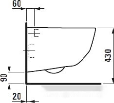 Унитаз Laufen Pack Pro Rimless 869966000000R