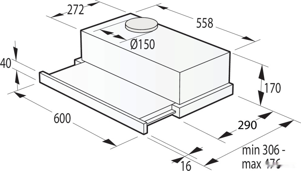 Вытяжка Gorenje TH62E4X