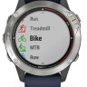 Умные часы Garmin Quatix 6 47 мм (серый/синий)