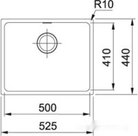 Кухонная мойка Franke Sirius SID 110-50 125.0443.352 (белый)