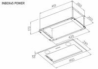 Вытяжка Meferi INBOX45BK Power