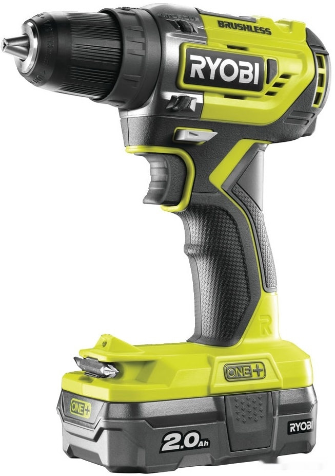 Дрель-шуруповерт Ryobi R18DD5-220S 5133003733 (с 2-мя АКБ, сумка)