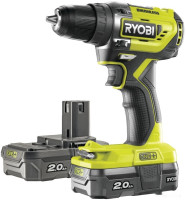 Дрель-шуруповерт Ryobi R18DD5-220S 5133003733 (с 2-мя АКБ, сумка)