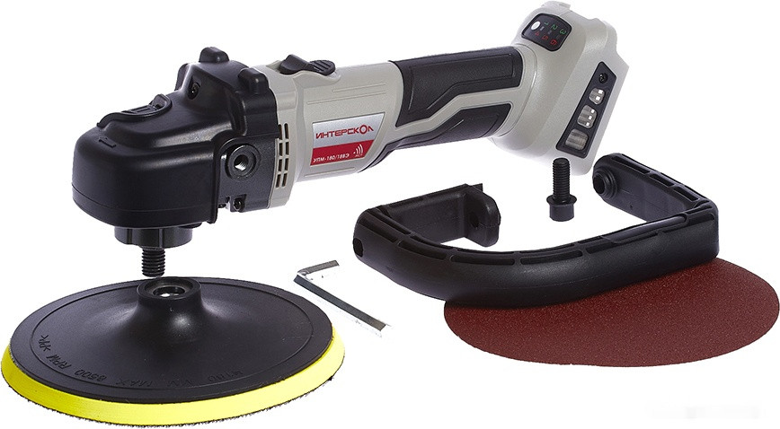 Шлифовальная машина Интерскол УПМ-180/18ВЭ (без АКБ)
