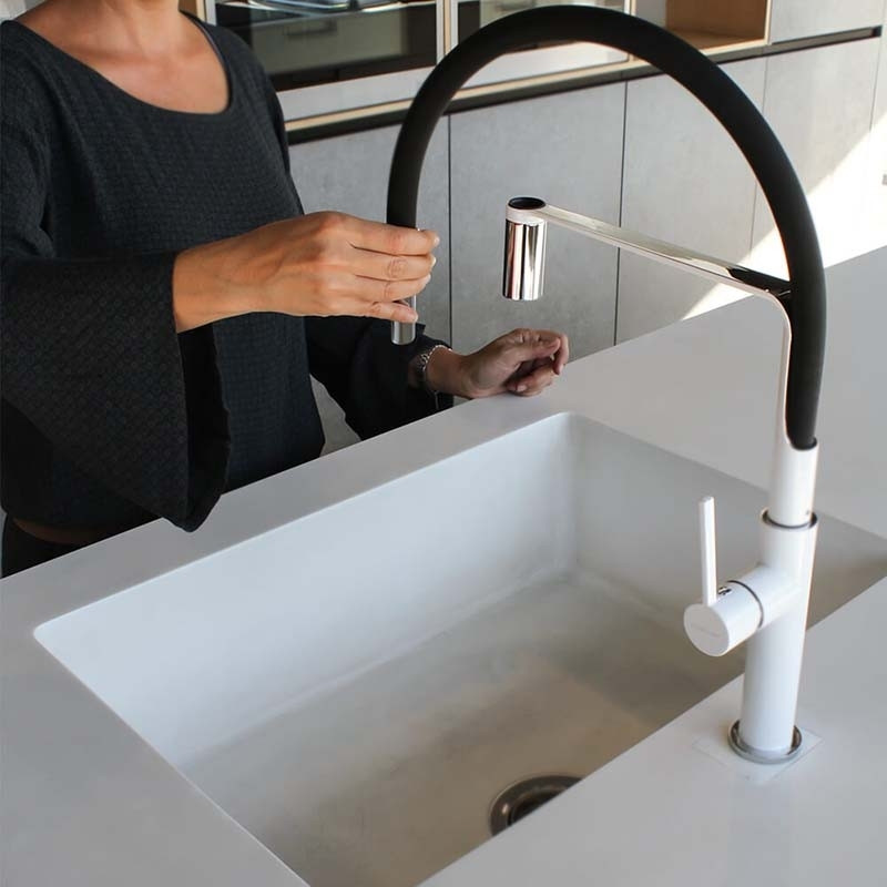 Смеситель Clever Chef Slim 60145 (Белый)