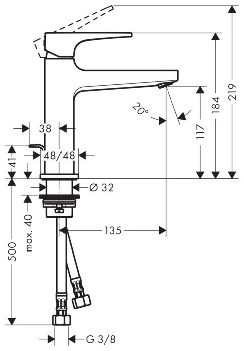 Смеситель Hansgrohe Metropol 32506000