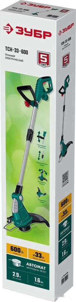Триммер ЗУБР Мастер ТСН-33-600