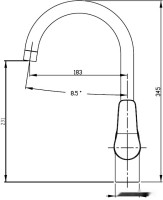 Смеситель Kaiser Sens [74044]