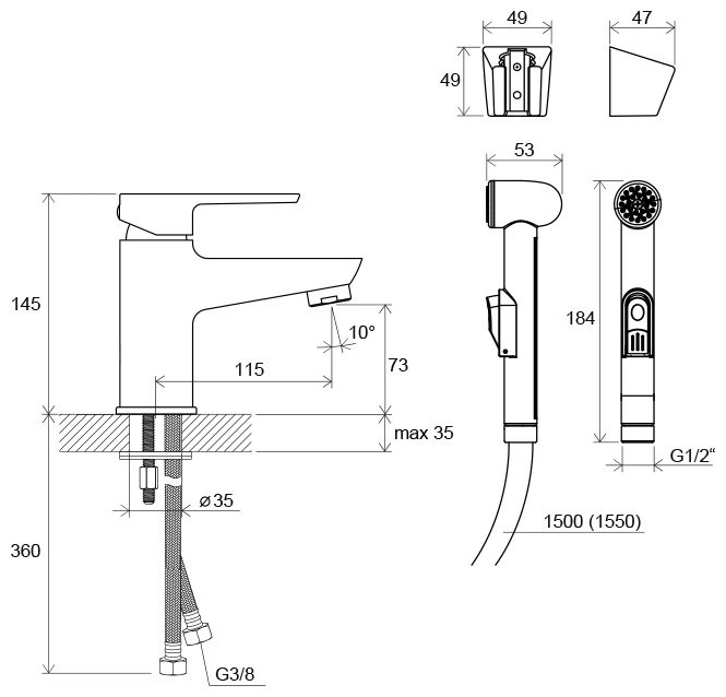 Смеситель Ravak BM 011.00