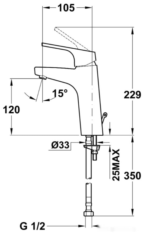 Смеситель Teka Alcudia 4638662C0