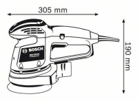 Шлифовальная машина Bosch GEX 125 AC Professional