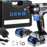 Гайковерт Deko DKIS20 063-4033 (с 2-мя АКБ, кейс)