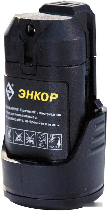 Дрель-шуруповерт Энкор ДША-2 12ЭР/10Л (с 2-мя АКБ)