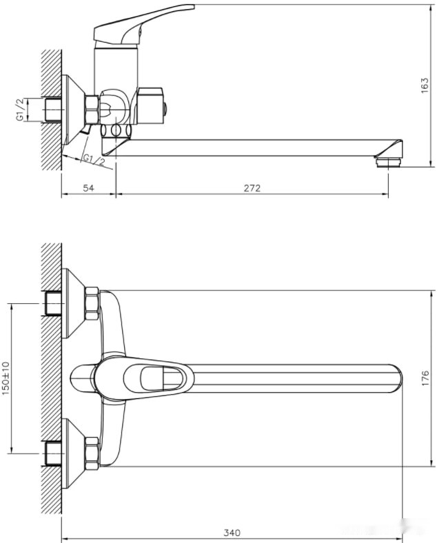 Смеситель DecoRoom DR21043