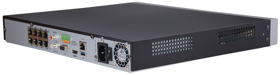 Видеорегистратор наблюдения Hikvision DS-7608NI-I2/8P
