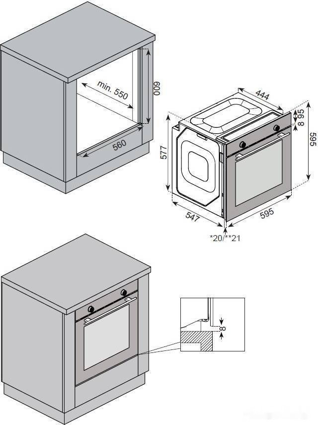 Духовой шкаф ZorG Technology BEEC7 (белый)