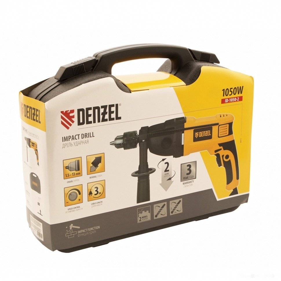 Цены на ударную дрель Denzel ID-1050-2