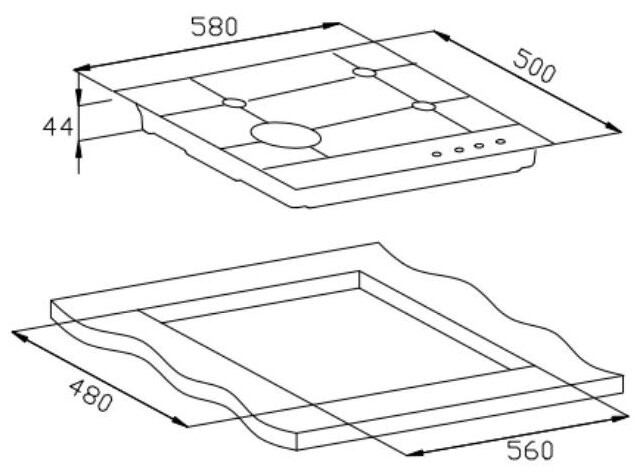 Варочная панель Weissgauff HGG 641 XH