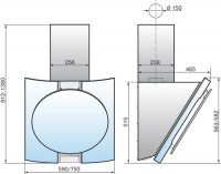 Вытяжка Elikor Графит 80Н-700-Э4Д нерж/ стекло черное