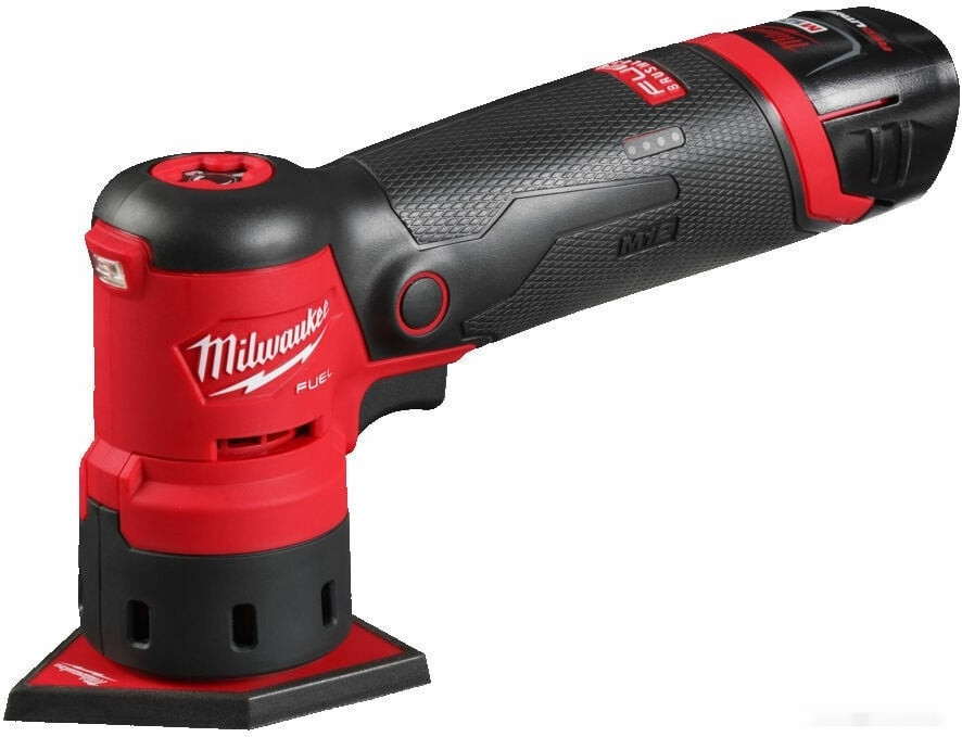 Шлифовальная машина Milwaukee M12FDSS-422X 4933479681 (с 2-мя АКБ 2 Ач, 4 Ач)