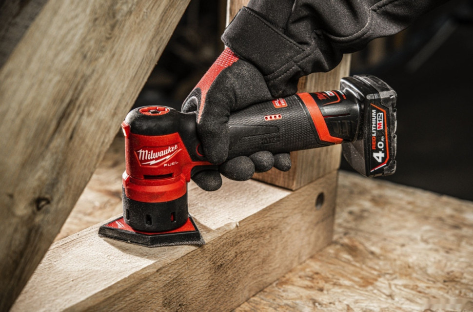 Шлифовальная машина Milwaukee M12FDSS-422X 4933479681 (с 2-мя АКБ 2 Ач, 4 Ач)