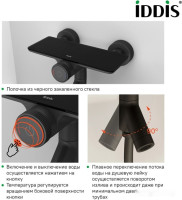Смеситель IDDIS Shelfy SHEBLBTi02WA