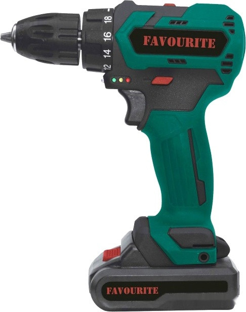 Дрель-шуруповерт Favourite DC-12NB (с 2-мя АКБ, кейс)