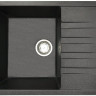 Кухонная мойка БелЭворс Vega L + смеситель W74004-2 + дозатор L405F (черный)