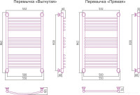Полотенцесушитель Сунержа Богема+ 800x500 032-0220-8050