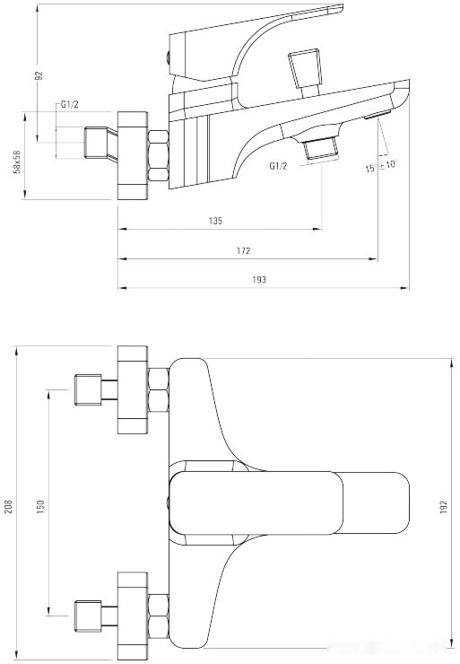 Смеситель Deante Hiacynt Bianco BQH A10M