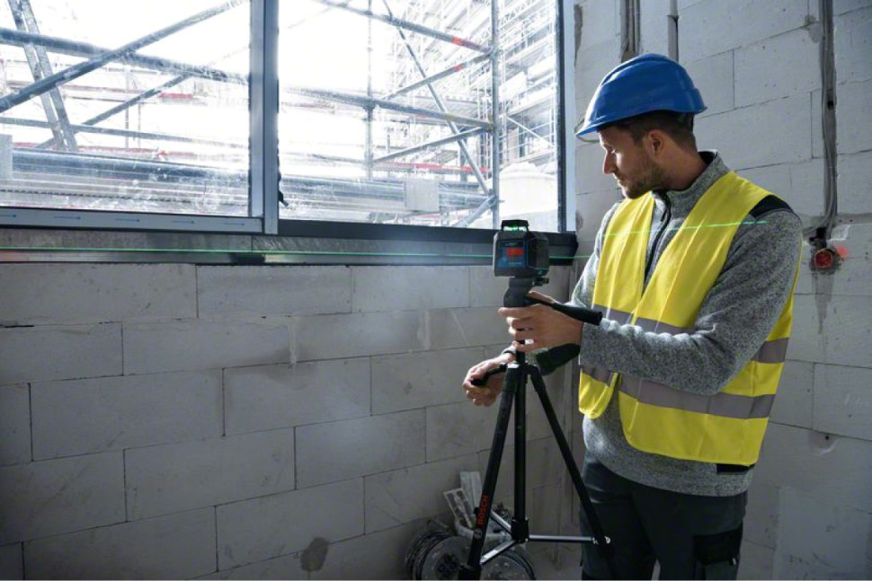 Лазерный нивелир Bosch GLL 2-20 G Professional 0601065000 (сумка, держатель, 4xAA)