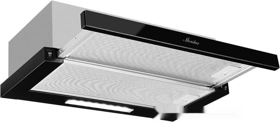 Вытяжка Monsher LAUTREC 60 Noir Verre