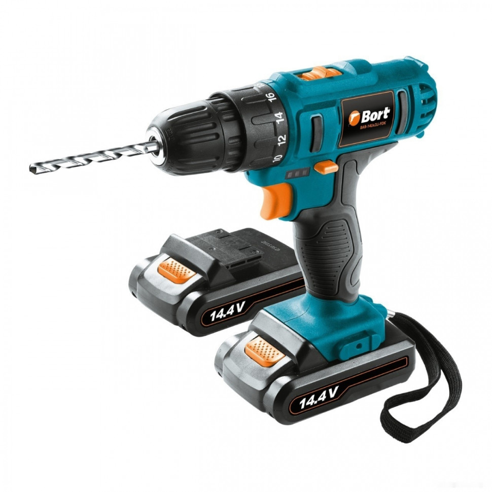 Дрель-шуруповерт BORT BAB-14Ux2Li-FDK (с 2-мя АКБ)