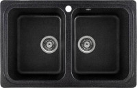 Кухонная мойка Saniteco Vetus (черный)