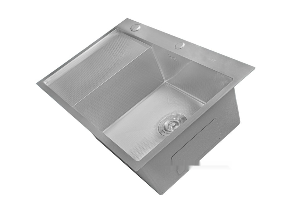 Кухонная мойка Astir Decor Satin C78x51R (с сифоном, дозатором и коландером)