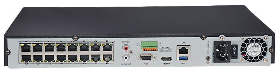 Видеорегистратор наблюдения Hikvision DS-7616NI-I2/16P