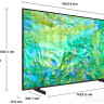 Телевизор Samsung Crystal UHD 4K CU8000 UE85CU8000UXRU