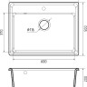 Кухонная мойка GranFest GF-LV-660 (кашемир)