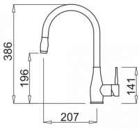 Смеситель Elleci Neva Inox