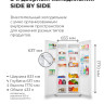 Холодильник side by side Maunfeld MFF177NFBE