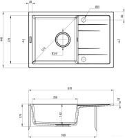 Кухонная мойка Deante ZRC 2113