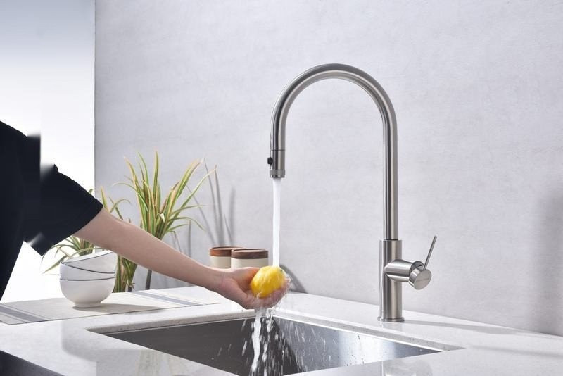 Смеситель Paulmark Galant Ga213077-BS (стальной/нержавеющая сталь)