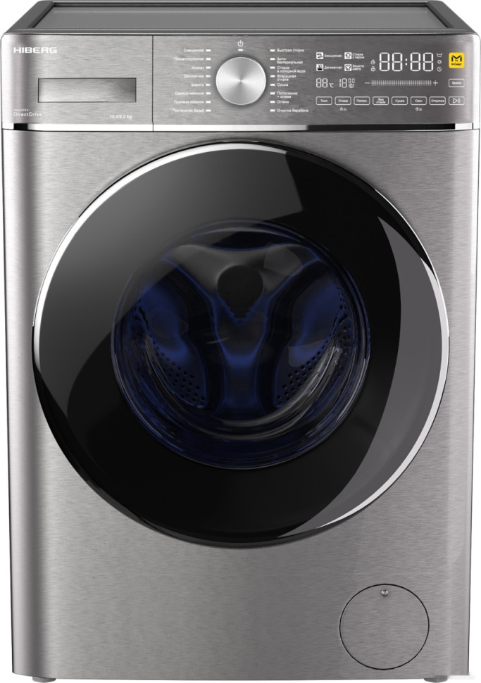 Стиральная машина HIBERG i-DDQ8 10614 Ss