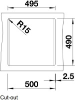 Кухонная мойка Blanco DALAGO 5 черный 525871