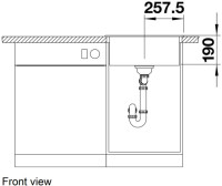 Кухонная мойка Blanco DALAGO 5 черный 525871