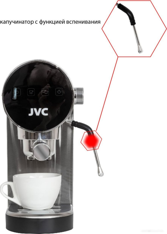 Рожковая кофеварка JVC JK-CF30