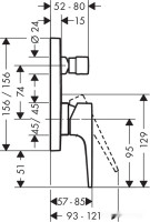 Смеситель Hansgrohe Metropol 32545000