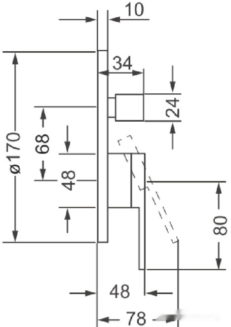 Смеситель Villeroy & Boch Architectura TVS10335300061